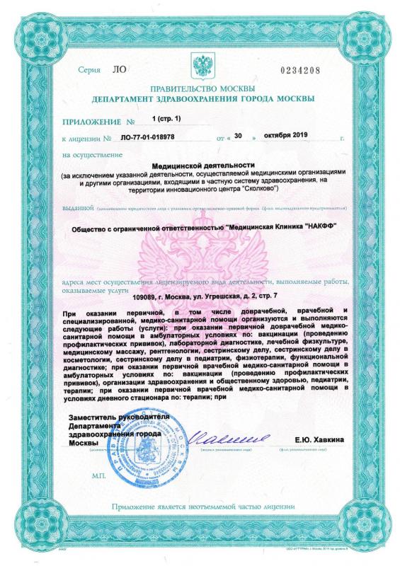 Приложение 1 стр. 1